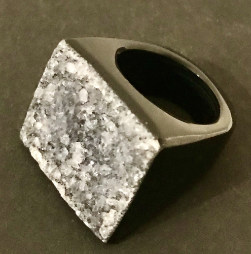 Kristall Achat-Ring